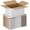 25 Pack White, variant on 40 Pack 5x5x5 Shipping Boxes for Small Business, White Corrugated Cardboard Small Box for Packaging, Moving, Mailing, and Storing