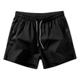 thumbnail image 5 of Mens Casual Shorts Workout Black Quick Dry Basketball Shorts Work Casual Shorts with Pockets Quick Dry Loose-Fit Athletic Shorts Mens Running Shorts with Pockets, 5 of 5