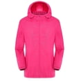 thumbnail image 1 of Chaqueta cortavientos ultraligera a prueba de lluvia transpirable impermeable a prueba de viento para mujeres y hombres NewRose RedM, 1 of 3
