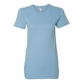 thumbnail image 1 of T-shirt en Jersey Fin pour Femmes, 2TG, Bleu Bébé, 1 of 2