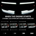 thumbnail image 6 of Spec-D Tuning Black Full LED Switchback Sequential Projector Headlights w/ Startup Animation Compatible with 2009-2019 Dodge Ram 1500, 2010-2019 Ram 2500/3500, Left + Right Pair Headlamps Assembly, 6 of 7