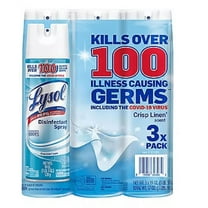 Lysol Disinfectant Spray, Crisp Linen Scent (19 oz., 3 ct.) 19