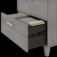 thumbnail image 6 of Somerset 60W Office Desk with File Cabinet & Bookcase in Gray - Engineered Wood, 6 of 8
