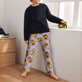 thumbnail image 5 of Susaid Cartoon Avocados Print Soft Teen Sleep Pants, Long Pajama Bottoms with Two Pockets and Elastic Waist, Designed for Ages 5-16-Small, 5 of 6