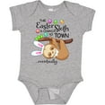thumbnail image 3 of Inktastic Easter Sloth with bunny ears- funny Boys or Girls Baby Bodysuit, 3 of 5