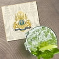 thumbnail image 2 of Cambodia Coat Of Arms 4'' X 4'' Square Wooden Coaster, 2 of 3