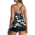 thumbnail image 5 of RKSTN Tankini Swimsuits for Women Retro Bathing Suits Two Pieces Modest Swimming Wear Sports Tank Tops with Boyshorts, 5 of 5