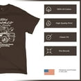 thumbnail image 6 of Ford Bronco Country Tough Free Wheeling 1978 T-shirt Vintage Truck Fan 4x4 Off Road Classic Car Show Men's Tee, 6 of 7