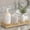 Natural Oak & Gold, variant on GLAMLUXE 11" Bathroom Vanity Tray, Oak Wood Organizer with Metal Frame, Decorative Countertop Storage for Bathroom, Dresser, Nightstand, Black