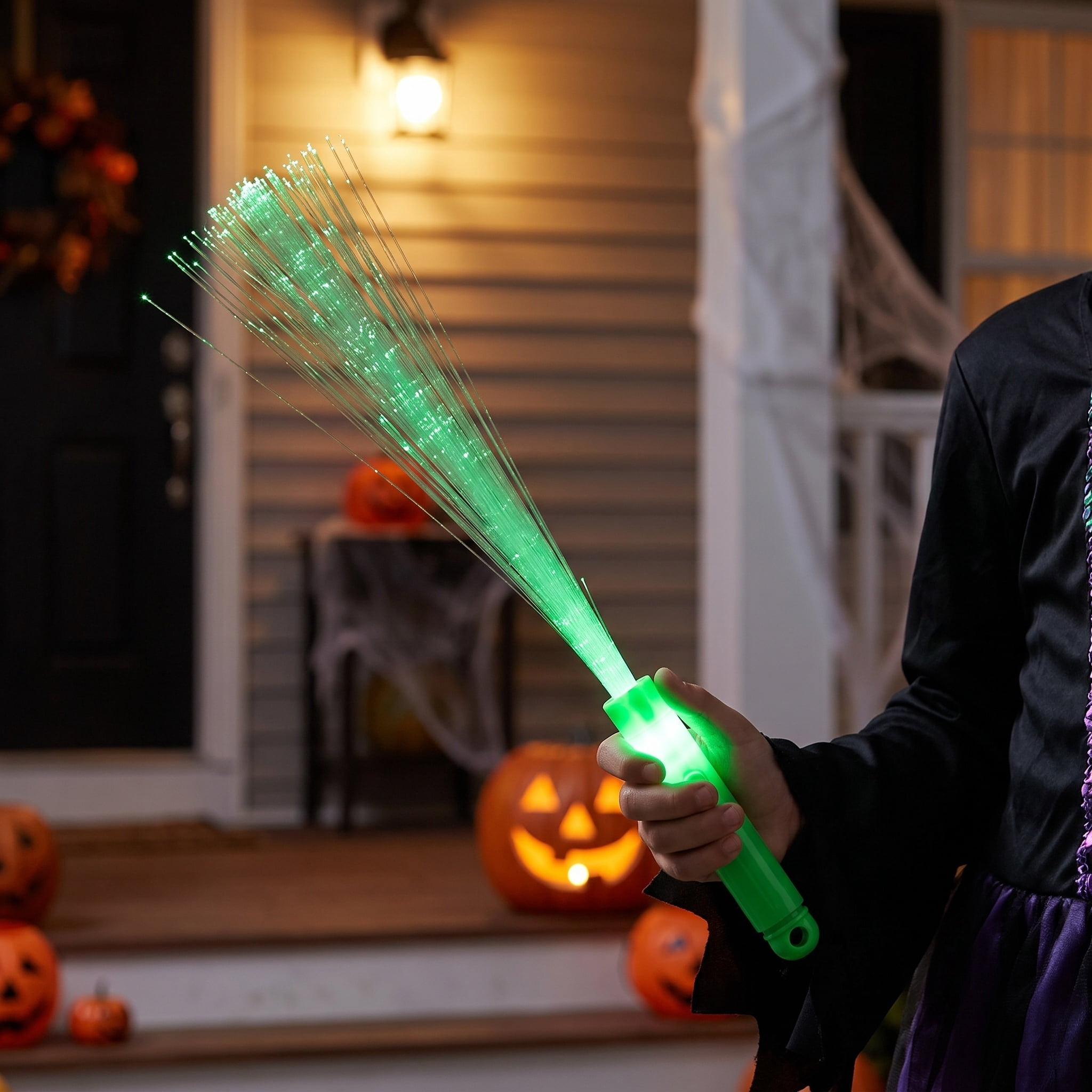 Light-Up Fiber Optic Wand, Green, Halloween by Way To Celebrate