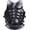 Black, variant on SZCO Black Finish Muscular Cuirass Roman Style Armor 18 Gauge Carbon Steel Adult Size Chest Plate Costume Armor Fits Up To Size 54