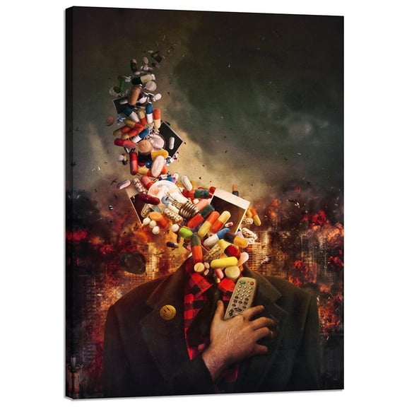 Cortesi Home Mario Sanchez Nevado "Comfortably Numb" Giclee Canvas Wall Art 28 x 40