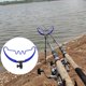 thumbnail image 2 of Soporte de barra de ángulo de acero con asa segura para barco de pesca - Azul Sunnimix Soporte para caña de pescar, 2 of 8