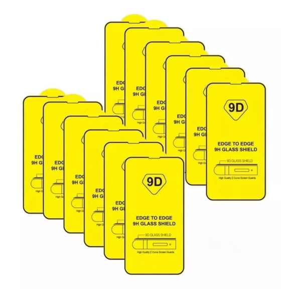 Mica Pantalla Cristal Templado MR. GADGETS 9D Mayoreo 10 Pcs PARA iPhone 13 mini