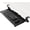 Black, variant on Under Desk Slider Tray, Large Clamp-on Computer Keyboard and Mouse, 27 x 11 inch Pull Out Platform Drawer