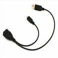 thumbnail image 3 of 2 Micro-USB to USB Female OTG Adapter Cable with USB Power Interface Suitable for Electronic Devices with OTG, 3 of 5