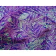 thumbnail image 5 of oneOone Silk Tabby Amethyst Fabric Leaves Sewing Craft Projects Fabric Prints By Yard 42 Inch Wide, 5 of 6