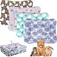 thumbnail image 2 of Waterproof Pet Sleeping Mat, Bedding Winter, Soft Liners Dog Cat Bed Mat Reversible Cozy Animal Pee Pad Hamster Bed Mat Washable (Tibetan youth,69X52CM), 2 of 7