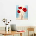 thumbnail image 2 of PRATYUS Canvas Wall Art Picture 16x20in for Living Room Bedroom Oil Painting Flower 16x20in, 2 of 3