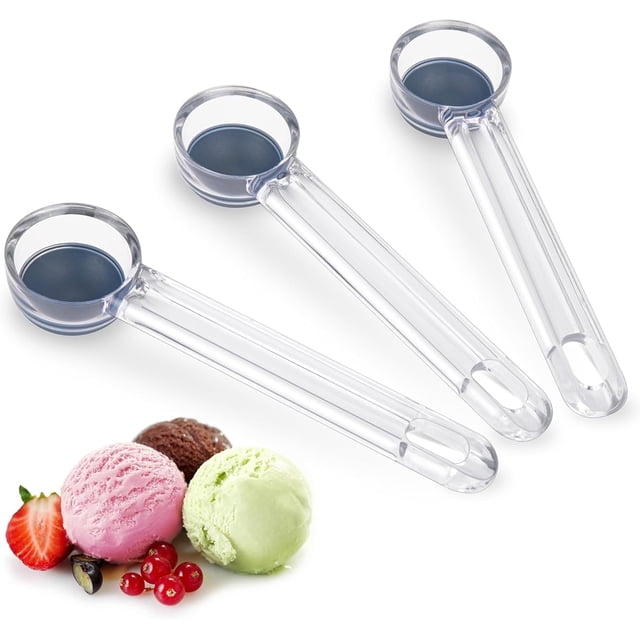 Small Cookie Scoop Set - Include TSP Cookie Dough Scoops Ice Cream Scoopers Stainless Steel Cookies Scoops for Baking Good Soft Grips Quick Trigger Release