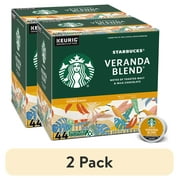 (2 pack) Starbucks, Veranda Blend Blonde Roast K-Cup Coffee Pods, 44 Count K Cups