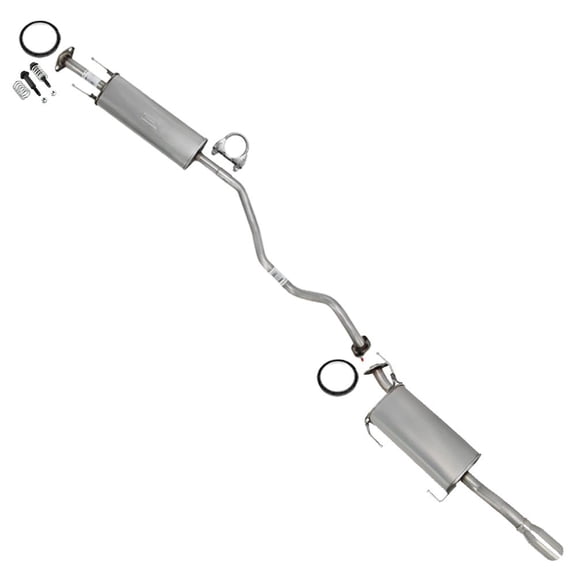 Northeastern Exhaust Stainless Steel Resonator & Muffler Exhaust Kit Fits 2013–2019 Nissan Sentra 1.8L Direct Fit