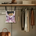 thumbnail image 4 of SEANATIVE Cherry Blossom Clothespin Bag with Hanging Hook Butterfly Summer Clothespin Bag Holder Large Capacity Clothespin Bag for Clothesline Outdoor Decoration, 2 Piece, 4 of 7
