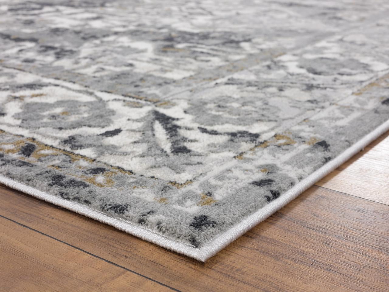 United Weavers Evolution Anura Transitional Medallion Accent rug, Cream, 1'11" x 3'