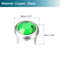 thumbnail image 2 of Unique Bargains 100Pack 8mm Rhinestone Stud Refills Embellishment Decorative Rivets Green, 2 of 7