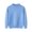 Blue, variant on Boys and Girls Casual Mock Neck Sweaters, Solid Relaxed Fit Pullover Layering Tops for School, Fall Winter Everyday Thick Soft Knitted Cotton Sweater 1-12 Years