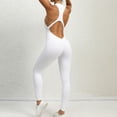 thumbnail image 4 of MKLEKYY Leggings para mujer, monos de yoga para mujer, monos deportivos para entrenamiento, ropa deportiva para mujer, monos y monos deportivos para mujer, mono deportivo cruzado sin espalda 4983, 4 of 4