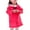Red, variant on rain poncho, Kids Hooded Button Down Long Jacket Bow Rainwear Lightweight Raincoat, Blue, M