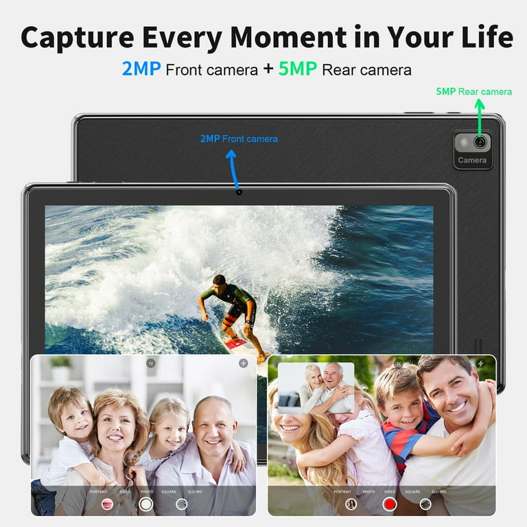 SGIN 10in Play Computer Tablet, Android 12, 4GB RAM, 64GB ROM, 800