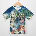 thumbnail image 3 of Genshin Impact Kids Short Sleeve Tee Shirt Novelty Crewneck T-Shirts Unisex Summer Blouse Tops for Boys Girls 160CM, 3 of 8