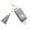 Grey, variant on 30ml Hand Sanitizer Holder keychain, , Refillable Containers hand sanitizer holder lanyards key chain