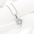 thumbnail image 5 of Birthstone Heart Urn Cremation Jewelry for Ashes Heart Urn Necklaces for Ashes Urn Locket for Ashes Memorial Urn Jewelry  With Funnel Kit & Bag, 5 of 7