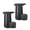 Black-2 Pack, variant on Upgraded Collapsible Stool  Square Portable Lightweight Yet More Sturdy With Load Capacity 400lbs For Camping Fishing Hiking Bbq (square Orange)