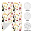 thumbnail image 4 of Car Seat Cover Baby - Wine Print No.J935 Breathable Infant Car Seat Cover for Baby Carseat, Lightweight Comfort Baby Essentials Must Haves Newborn Stuff for Girl Boy, 4 of 7