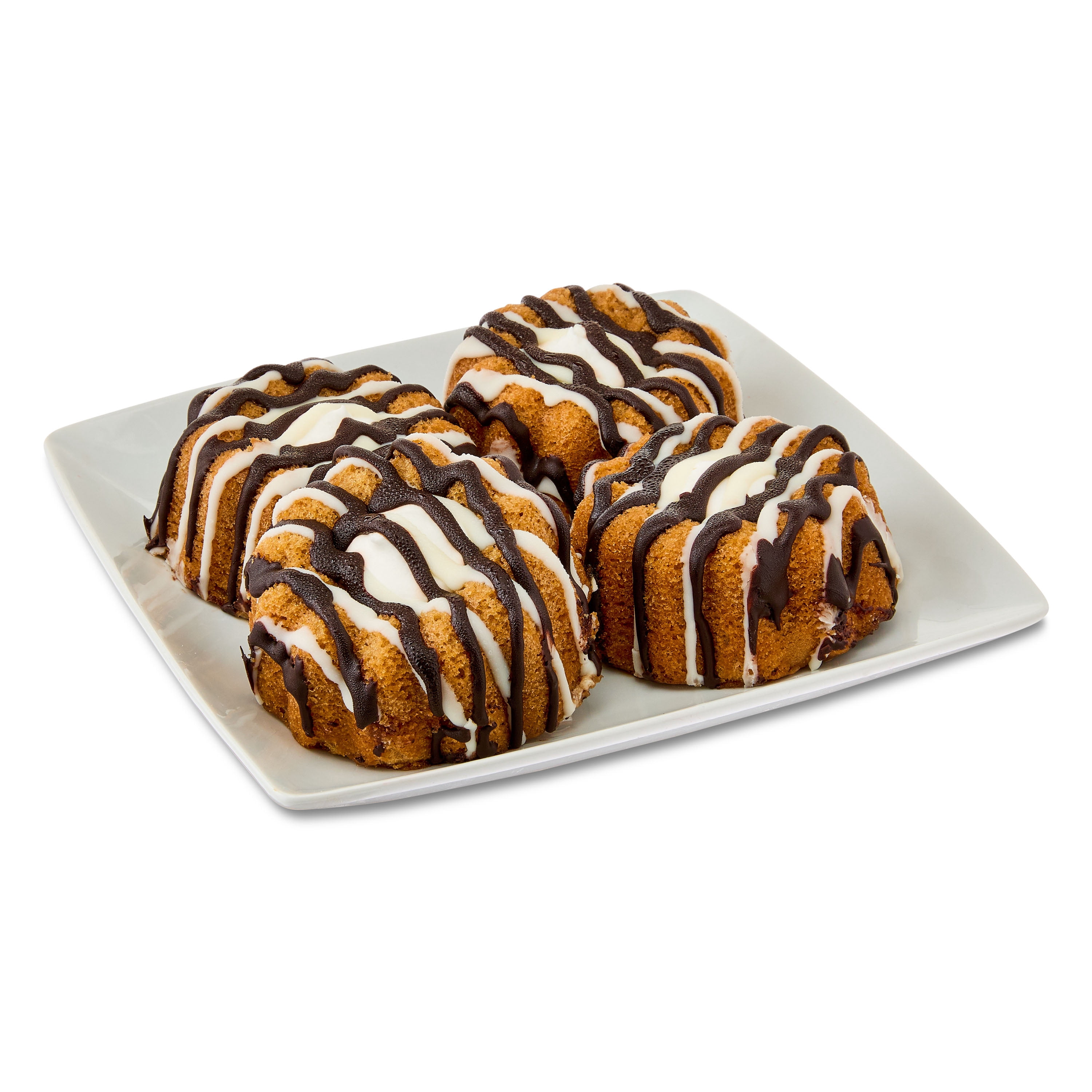 Freshness Guaranteed Baked S’mores Mini Bundt Cakes, 14 oz, 4 Count (Shelf Stable)