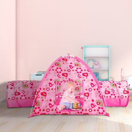 3 in 1 Play Tent Tunnel Set Children Baby Play House Indoor Outdoor Toy Tent Toddlers Kids Colorful Toy Gift