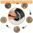 thumbnail image 3 of Battery Operated Stainless Steel Pepper or Salt Grinder (Size 7.9” x 2”), 3 of 5