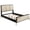 Black, Cream, variant on Arini 56-inch Eastern King Panel Bed Cream and Black