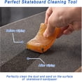 thumbnail image 4 of SURJDE Skate Tool Set, Skateboard Repair Tool, All-in-One Skate Tools, Skateboard T Tool Accessory with T-Type Allen Key, L-Type Phillips Head Wrench Screwdriver and Grip Tape Eraser For Ska, 4 of 7