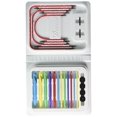 thumbnail image 1 of Denise Interchangeable Crochet Hook Kit-Blue W/Bright Hooks, 1 of 3
