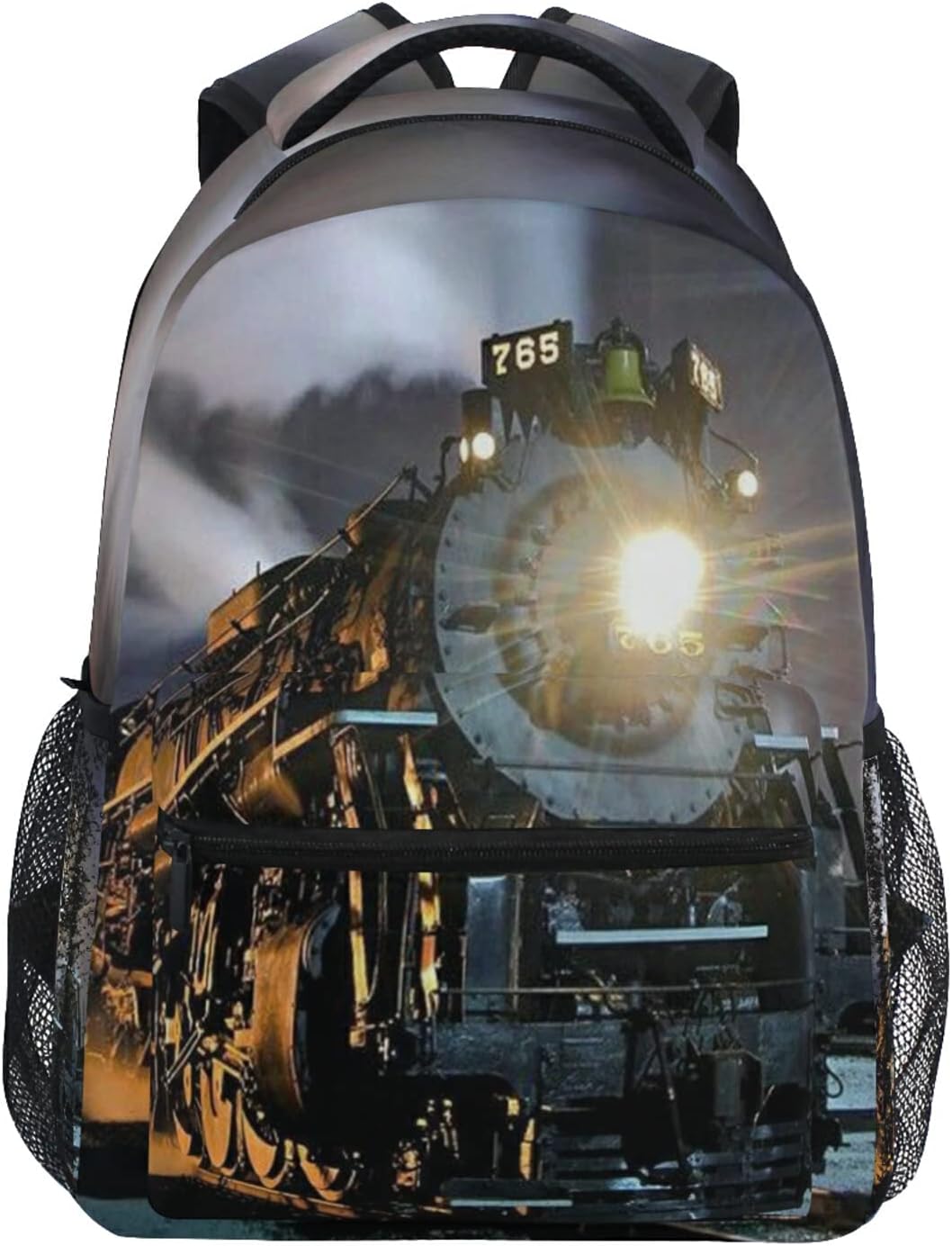 GDAKE Vintage Trains School Backpack for Kids Boys,Express
