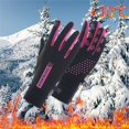 thumbnail image 2 of Warm Gloves, Gloves for Women, FNGZ Women's Winter Screen Gloves, Warm Fleece-Lined Gloves, 2 of 3