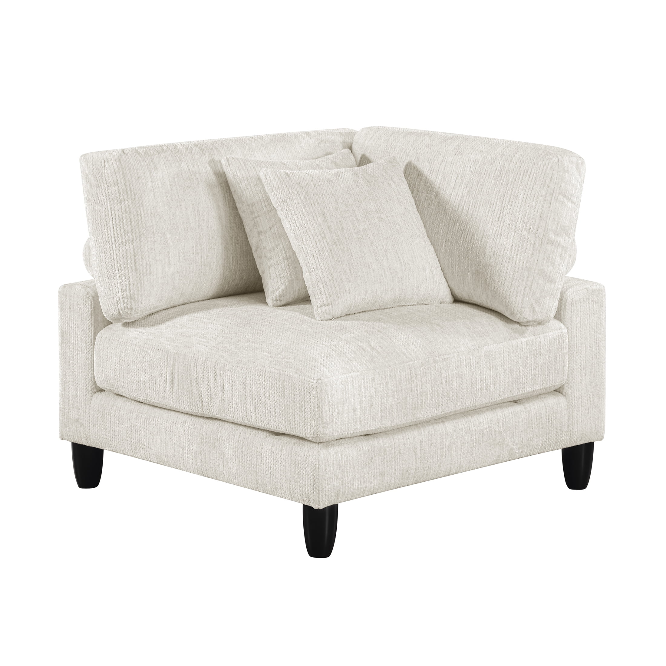 OakvillePark Caden Microfiber Corner Seat, Beige