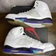 thumbnail image 4 of Ni - ke Jordan 5 Retro Grape 2013 Size 11.5 136027-108 White Purple OG Rare Men’s Shoes, 4 of 5
