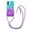Blue Purple, variant on Quicksand Phone Case for iphone 16 with Breakaway Safety Clip Adjustable Neck Lanyard Gradient Color Phone Case