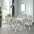 thumbnail image 4 of Chair Covers for Dining Room Set of 6, Stretch Dining Chair Cover 6 Pieces, Washable Kitchen Parsons Chair Slipcovers 6 Pack, Removable Seat Protector for Home and Party, 4 of 6